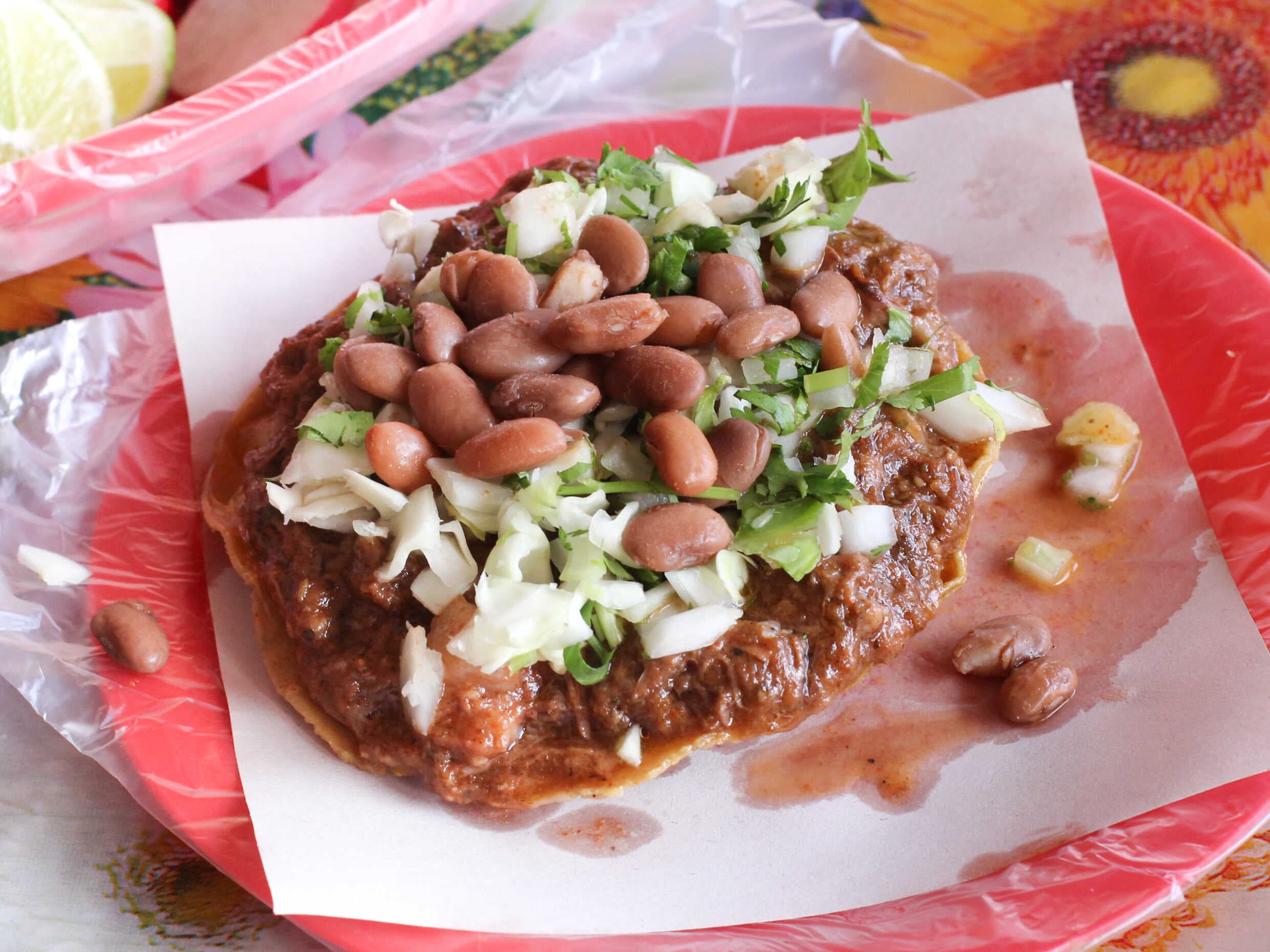 Tostada de Birria