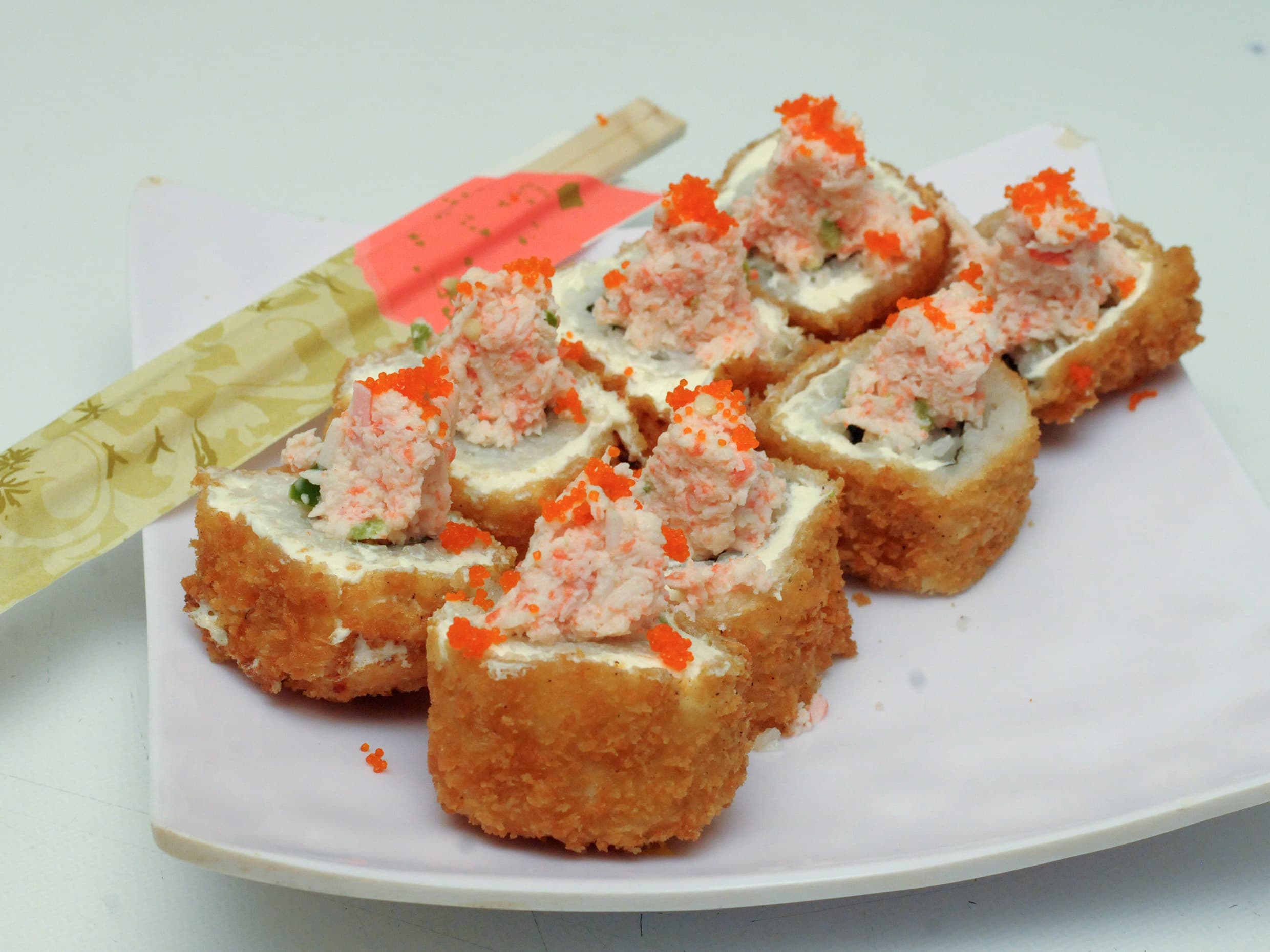 Queso Rollo Empanizado (8 piezas)