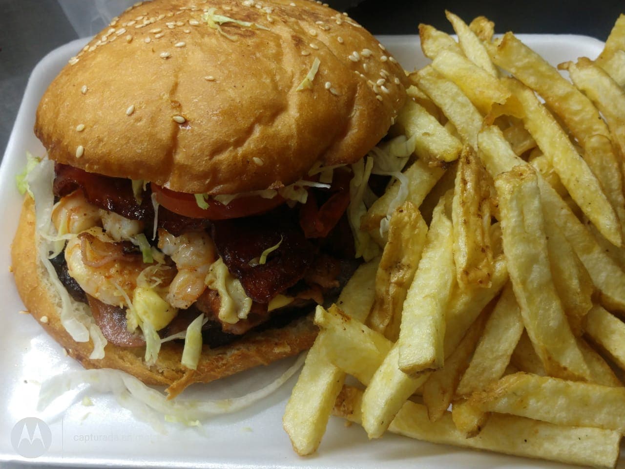 Hamburguesa Mar y Tierra