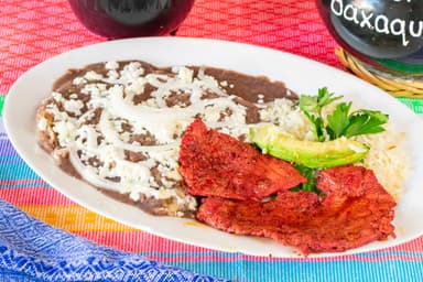 Enfrijoladas de Cecina Adobada