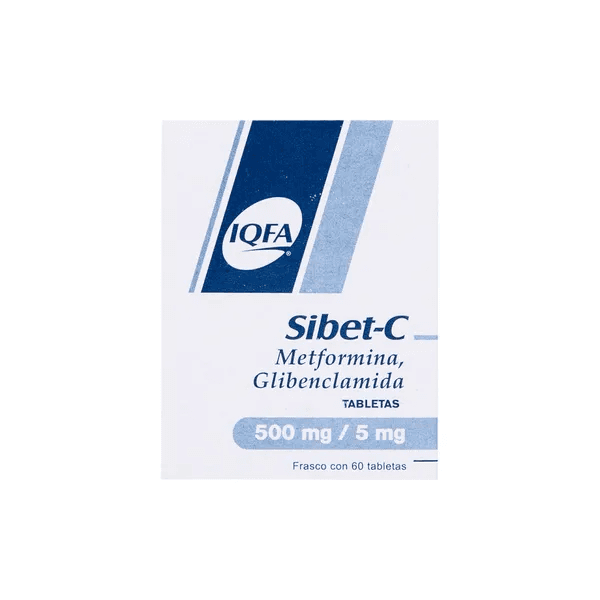 Sibet C 60 Tabletas (500 mg/5 mg)