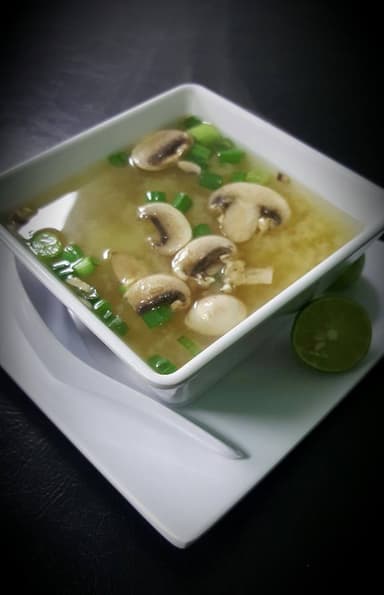 Sopa Miso + Teriyaki