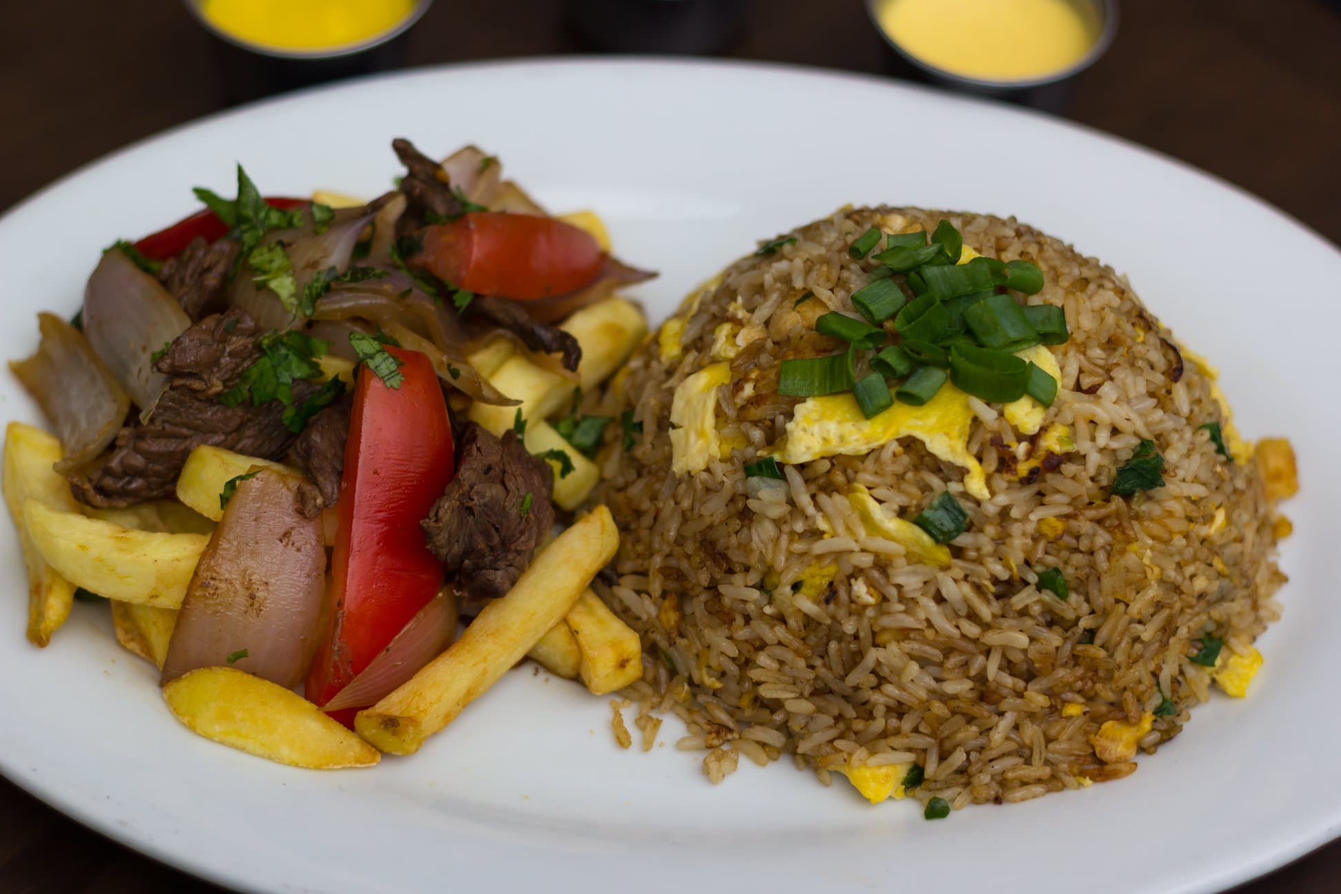 Lomo Saltado de Carne con Chaufa