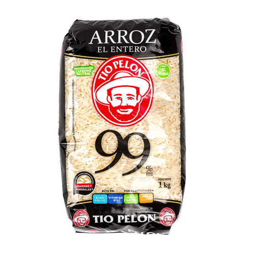 TIO PELON ARROZ 99% BOLSA 1 KG