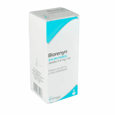 Biorenyn Jarabe Salbutamol (0.4 mg) 60mL.