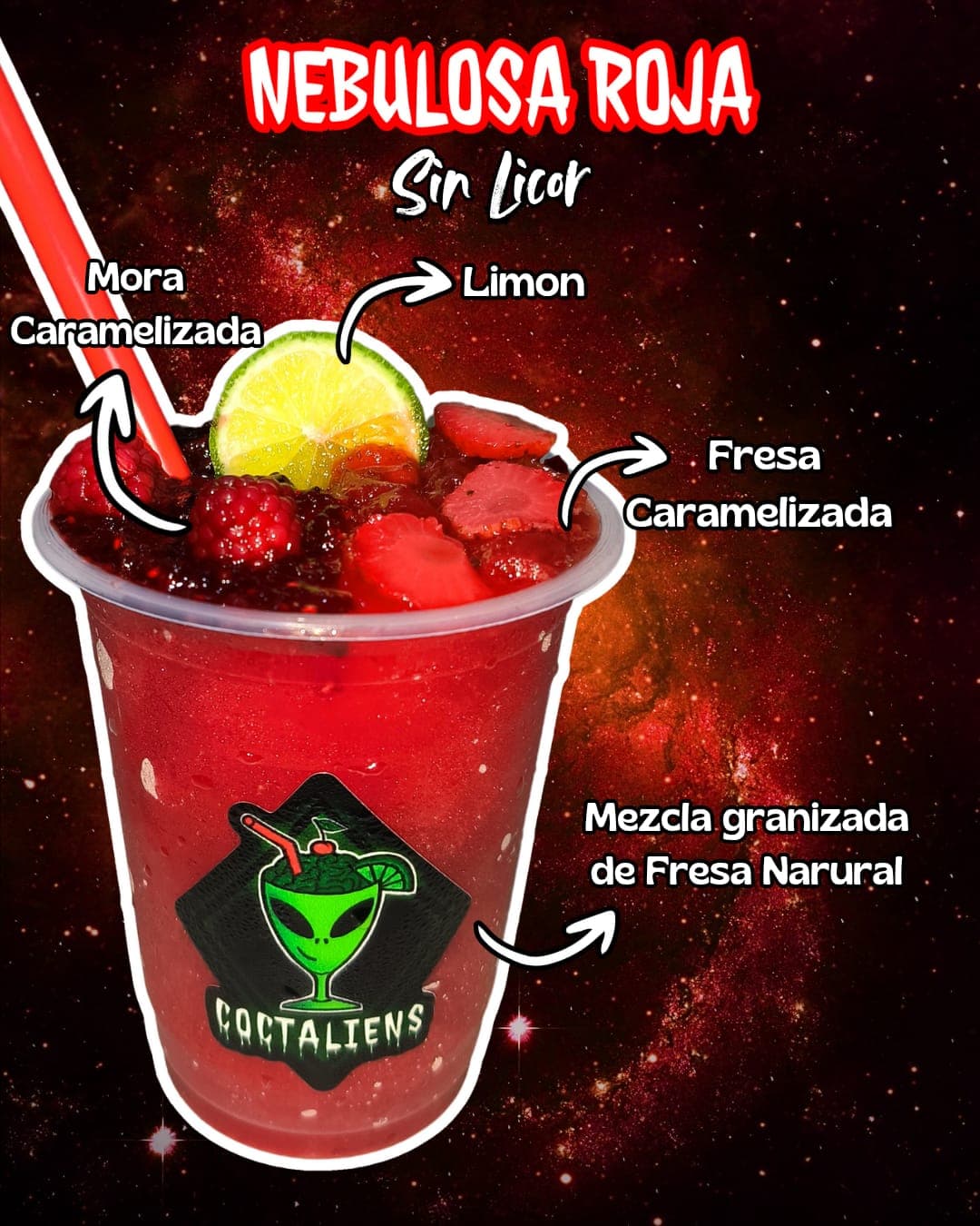 Nebulosa Roja Sin Licor