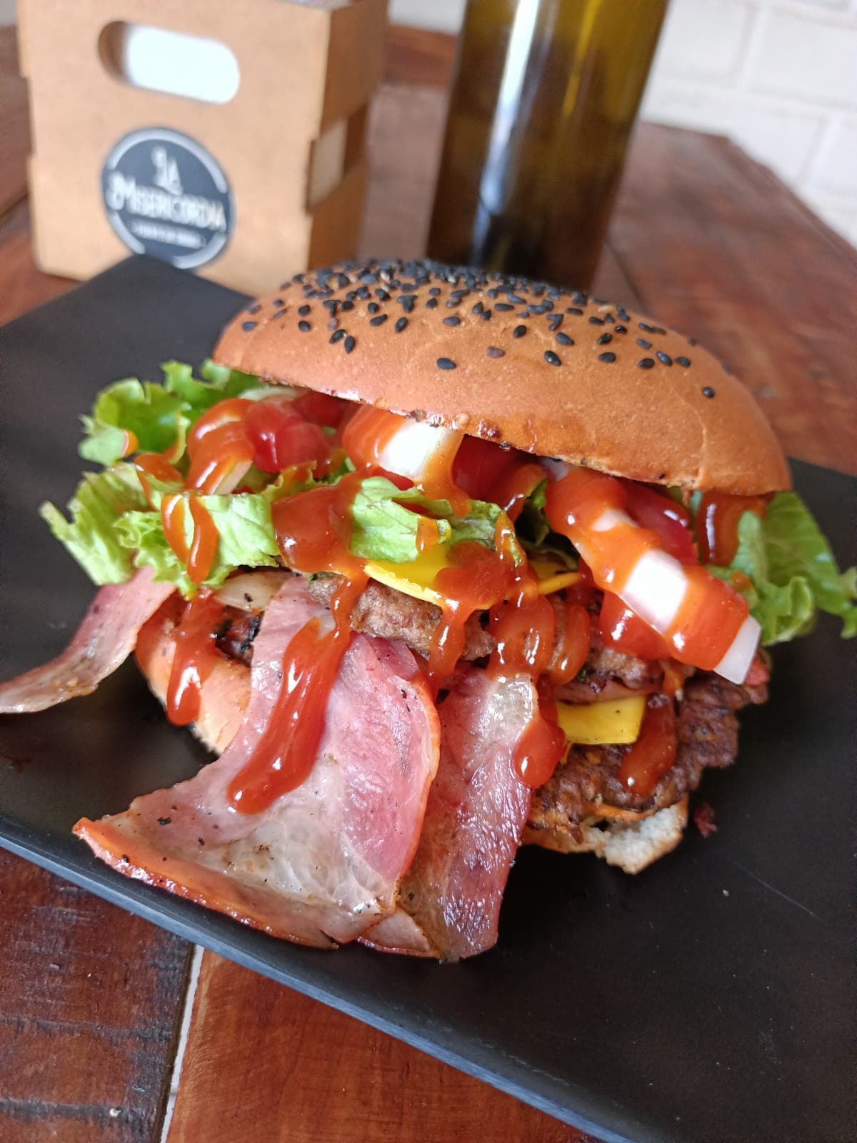 Hamburguesa Doble BBQ