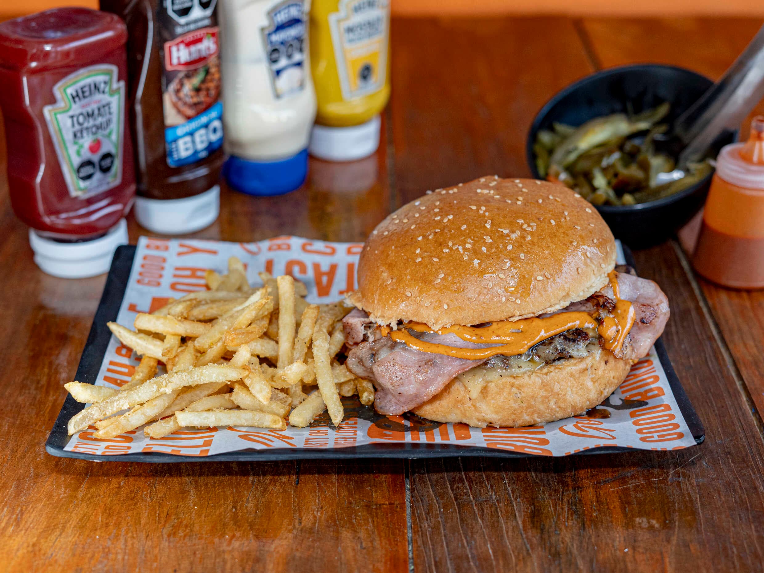 Hamburguesa Bacon Crunch