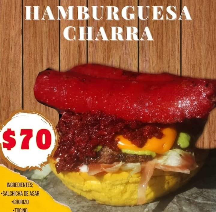 Combo Hamburguesa Charra + Papas