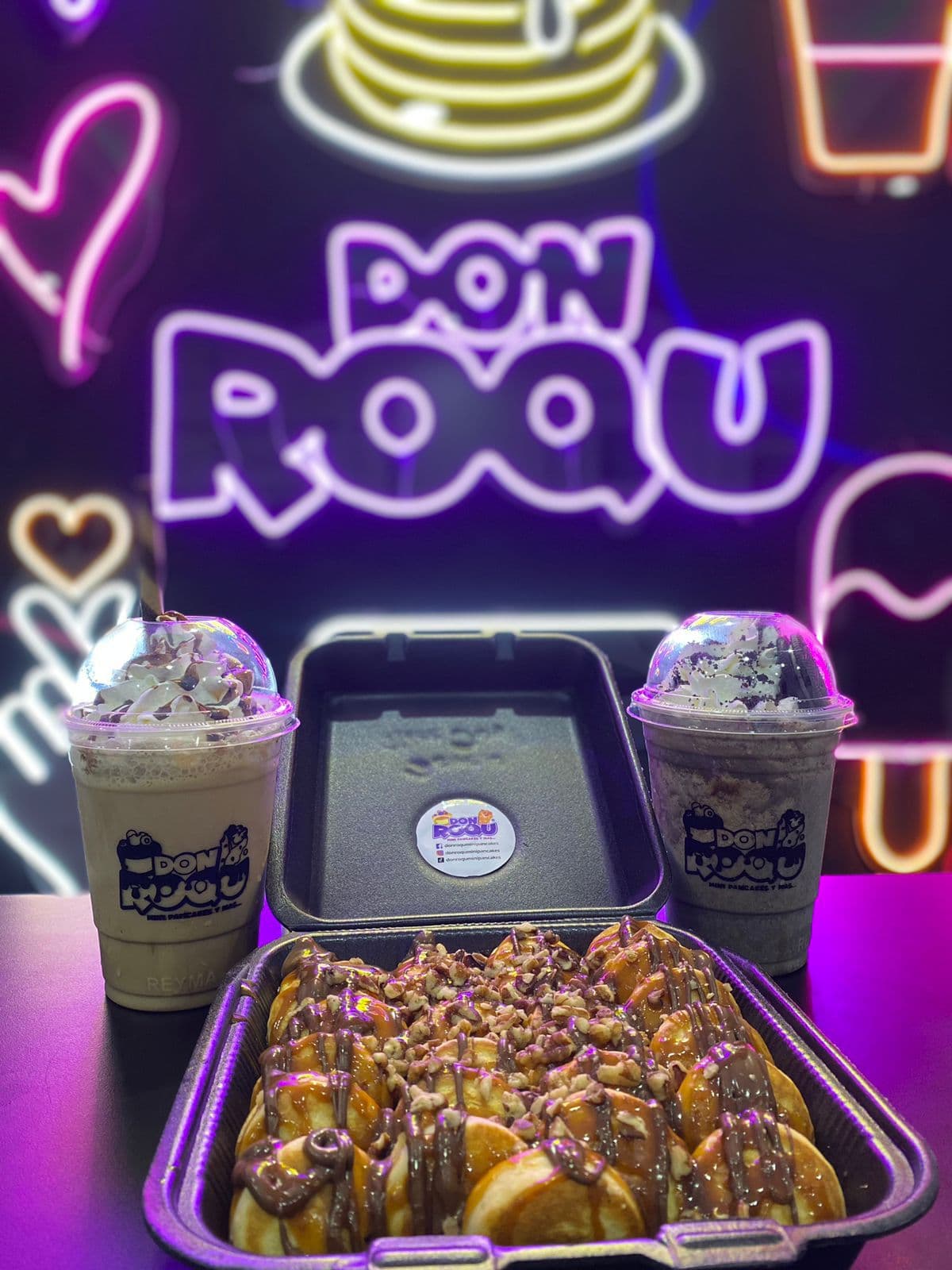 Combo 25 Mini Pancakes+2 Frappes Mocha🍦🍪🍰