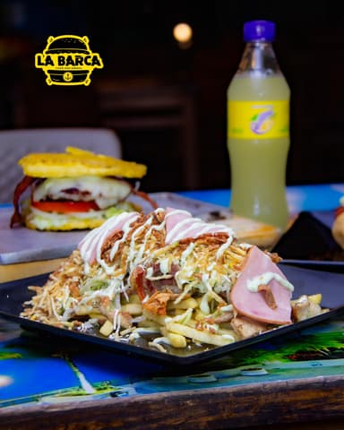 Salchipapa Tranca Especial Para 2 Personas