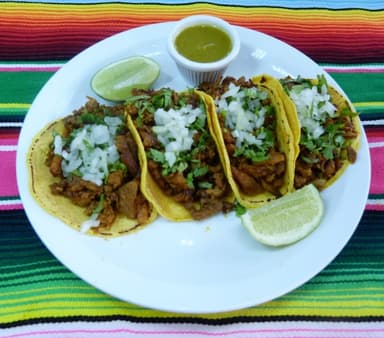 Tacos de Bistec 4 uds