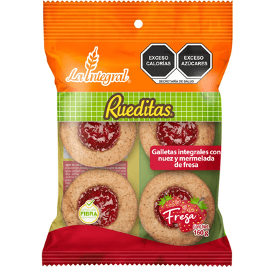 GALLETAS NUEZ CON FRESA LA INTEGRAL 160