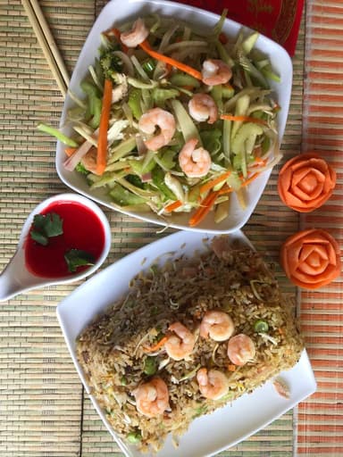 Arroz Mixto y Verdura