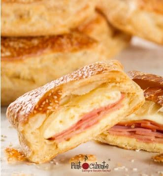 Pastel de Jamón y Queso