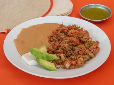Machaca con Verdura