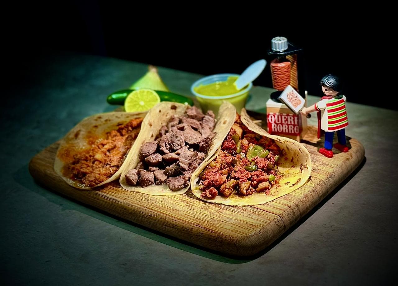 Taco de Maíz de Alambre