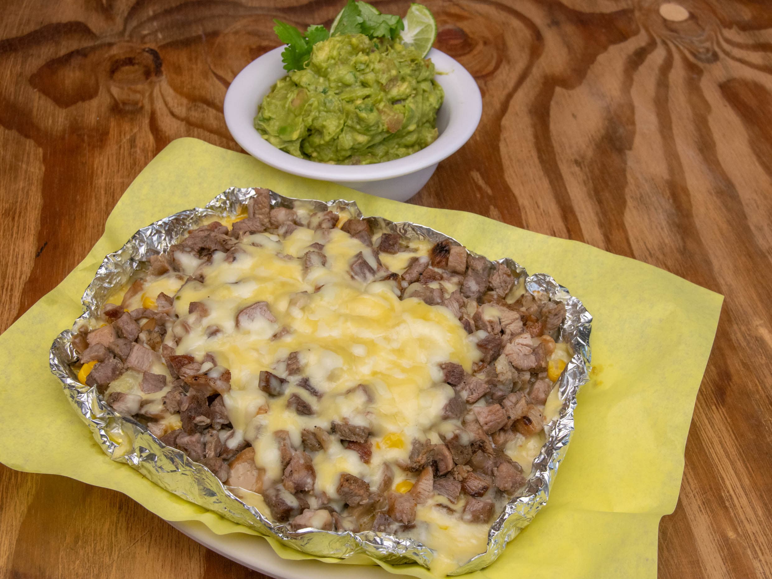 Papón de carne Asada