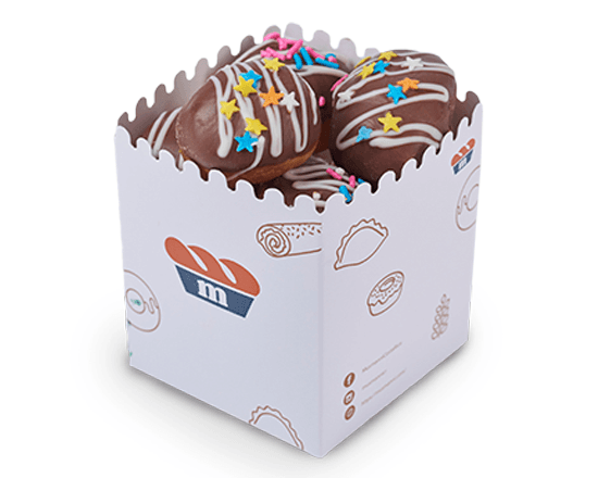 Dona pops chocolate oscuro 10 und