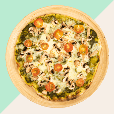 Pizza Setas y Pesto