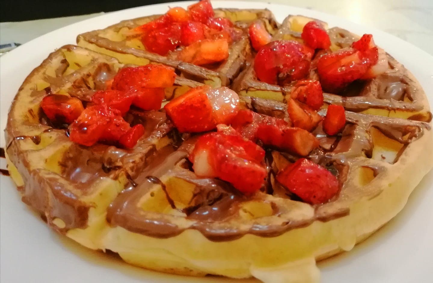 Waffle Nutella / Fresa