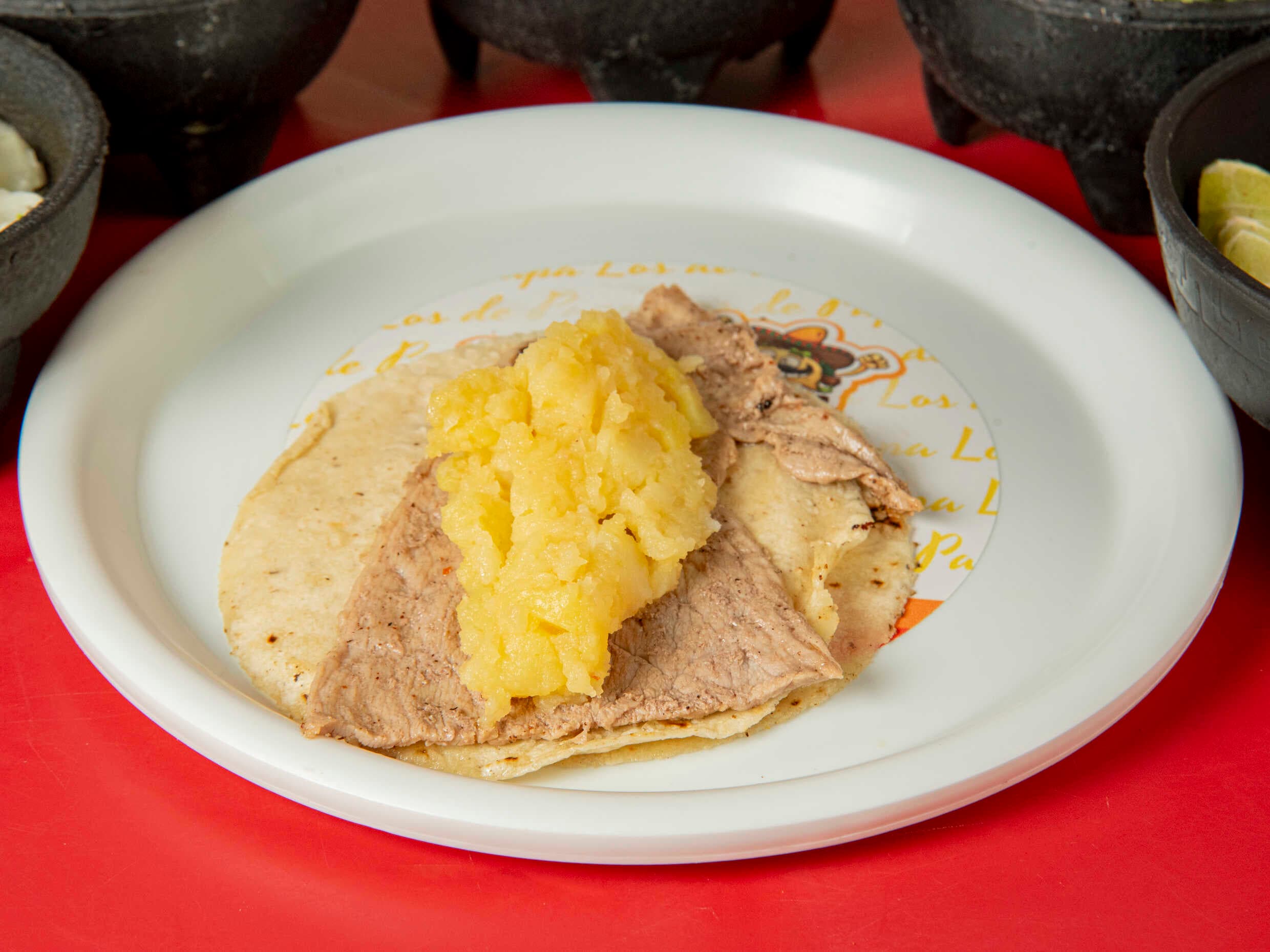 Taco Bistec con Papa