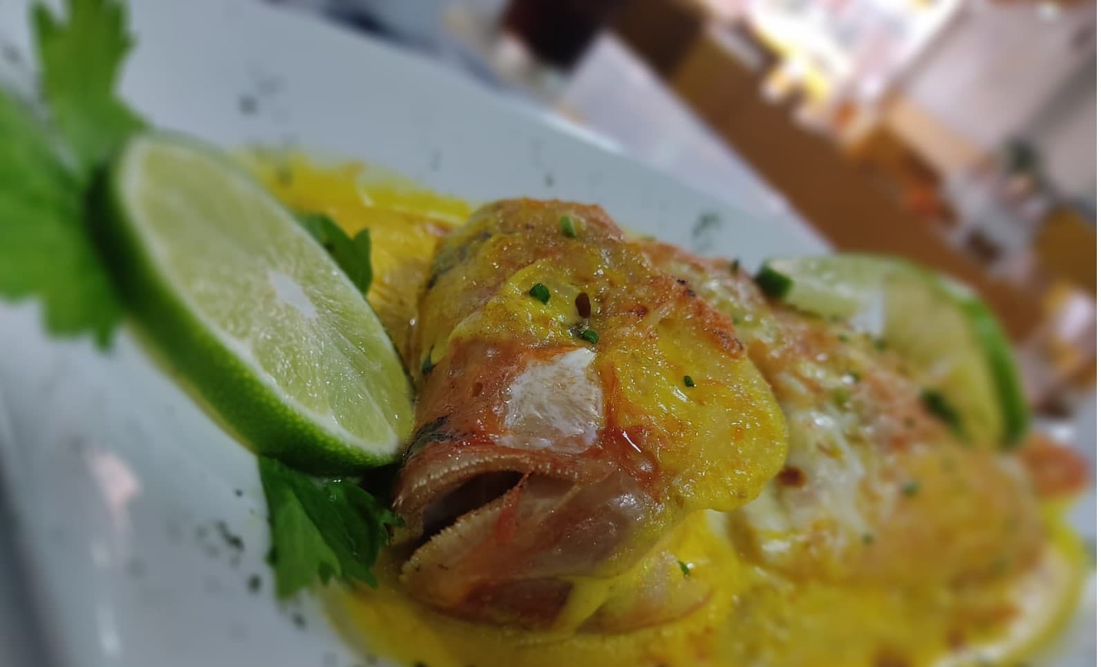MOJARRA EN SALSA CRIOLLA