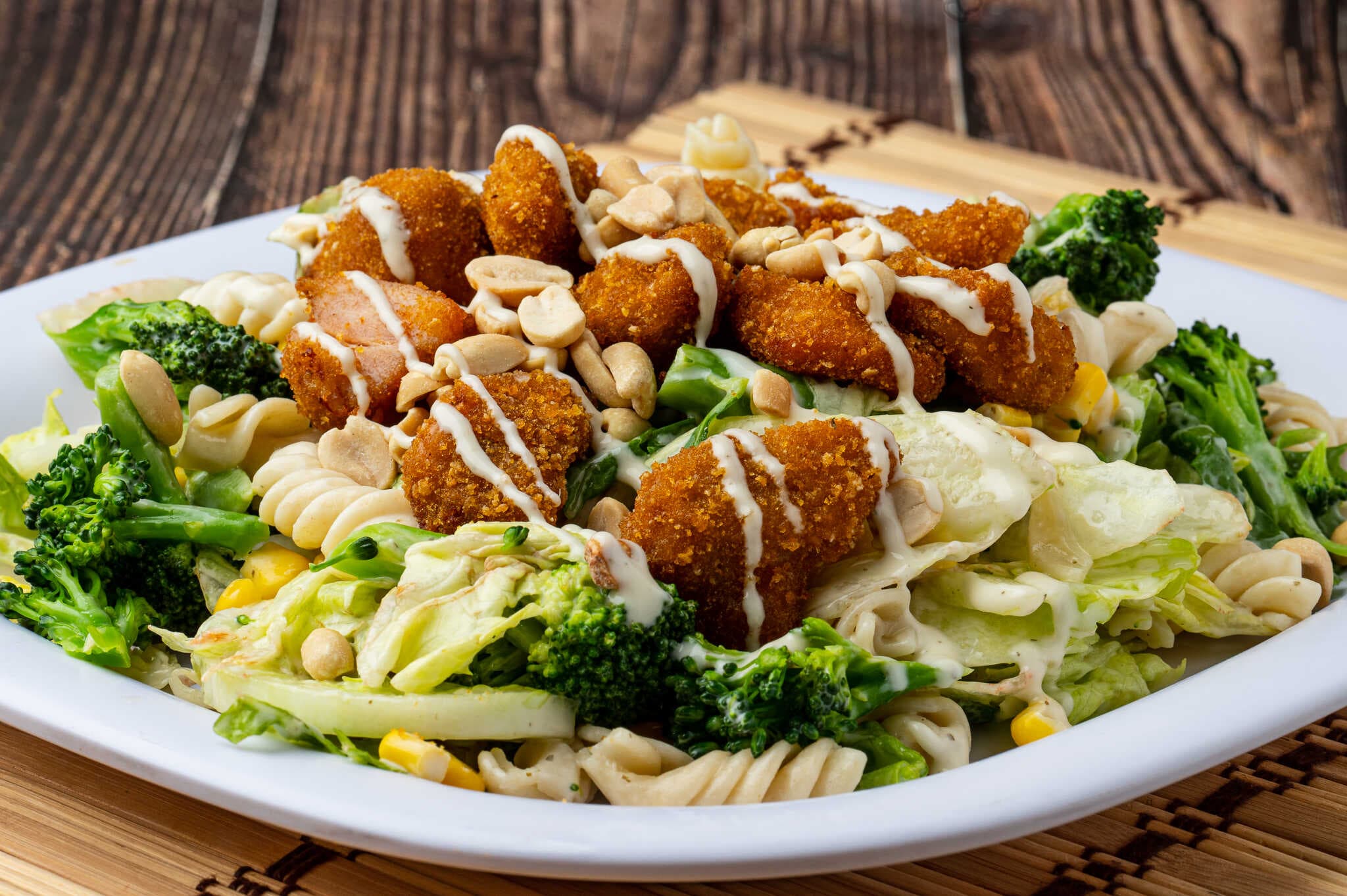 Ensalada Pollo Empanizado