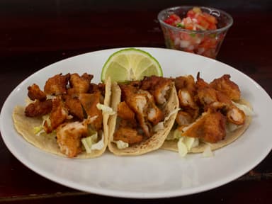 Taco de Camarón Empanizado