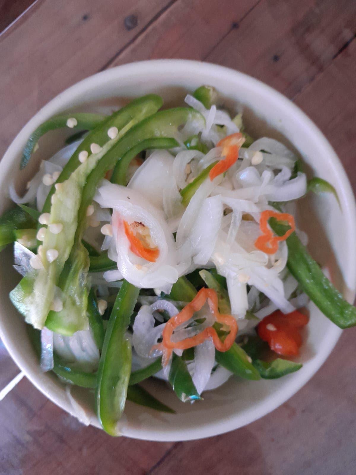 PORCION EXTRA DE RAJAS CON LIMON