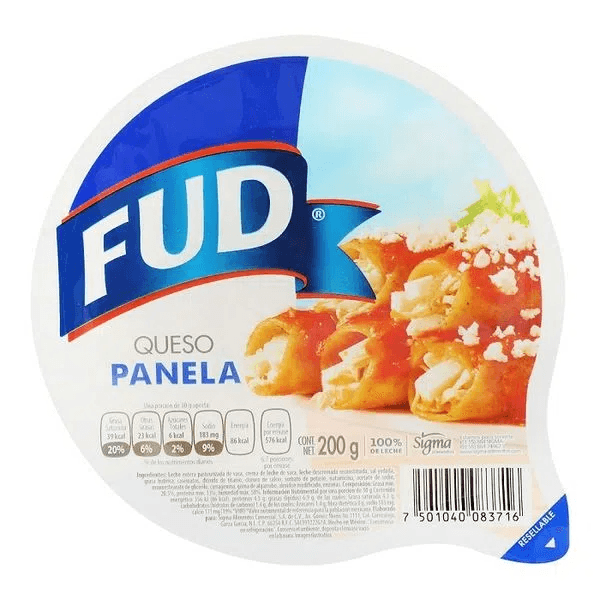 QUESO PANELA FUD 200GR                 .
