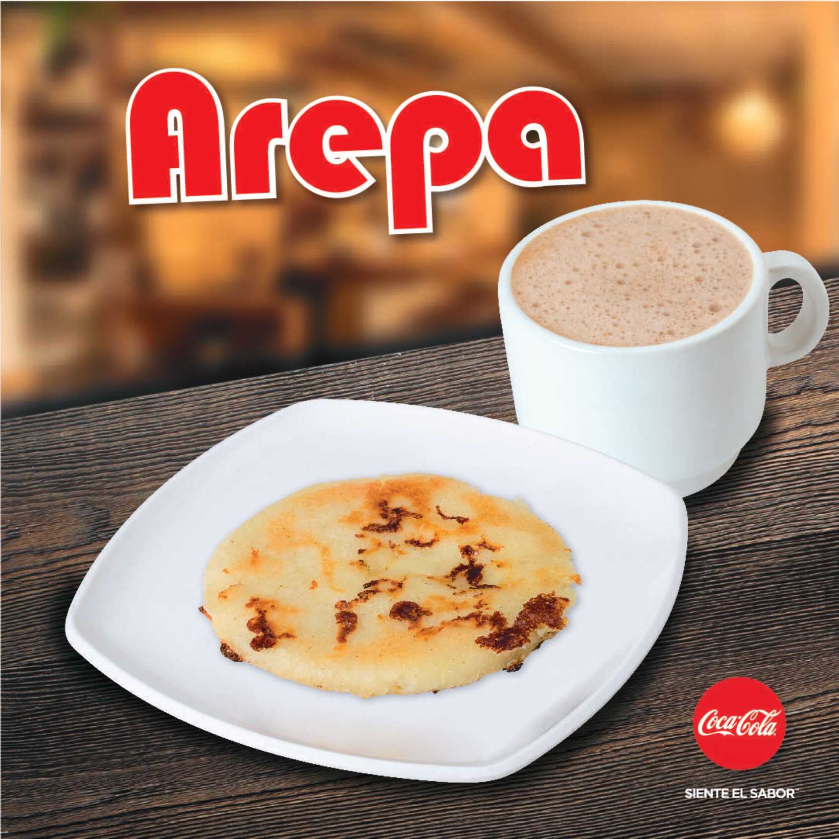 Arepa con Queso