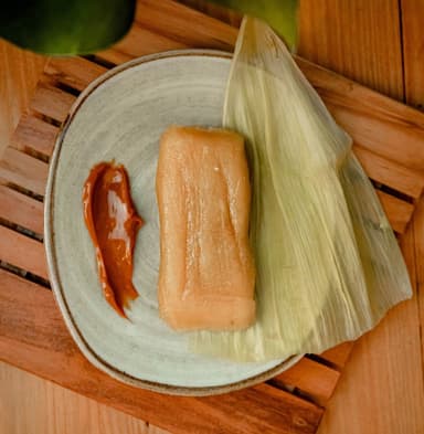 Humita de Yuca con manjar