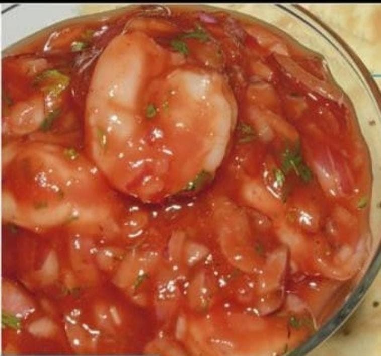 Ceviche de Camarones (Grande)