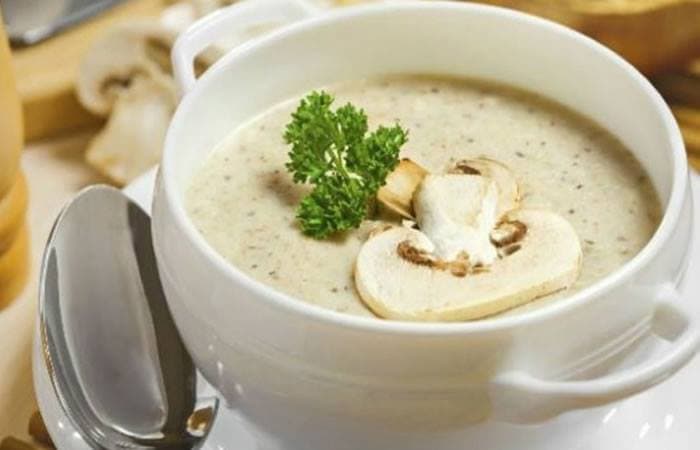 Crema de Champiñones..