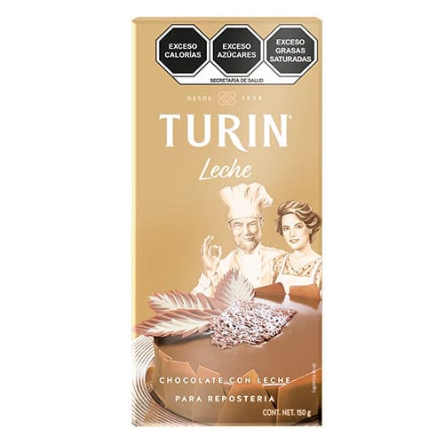 Turin Chocolate con Leche para Repostería 150 G