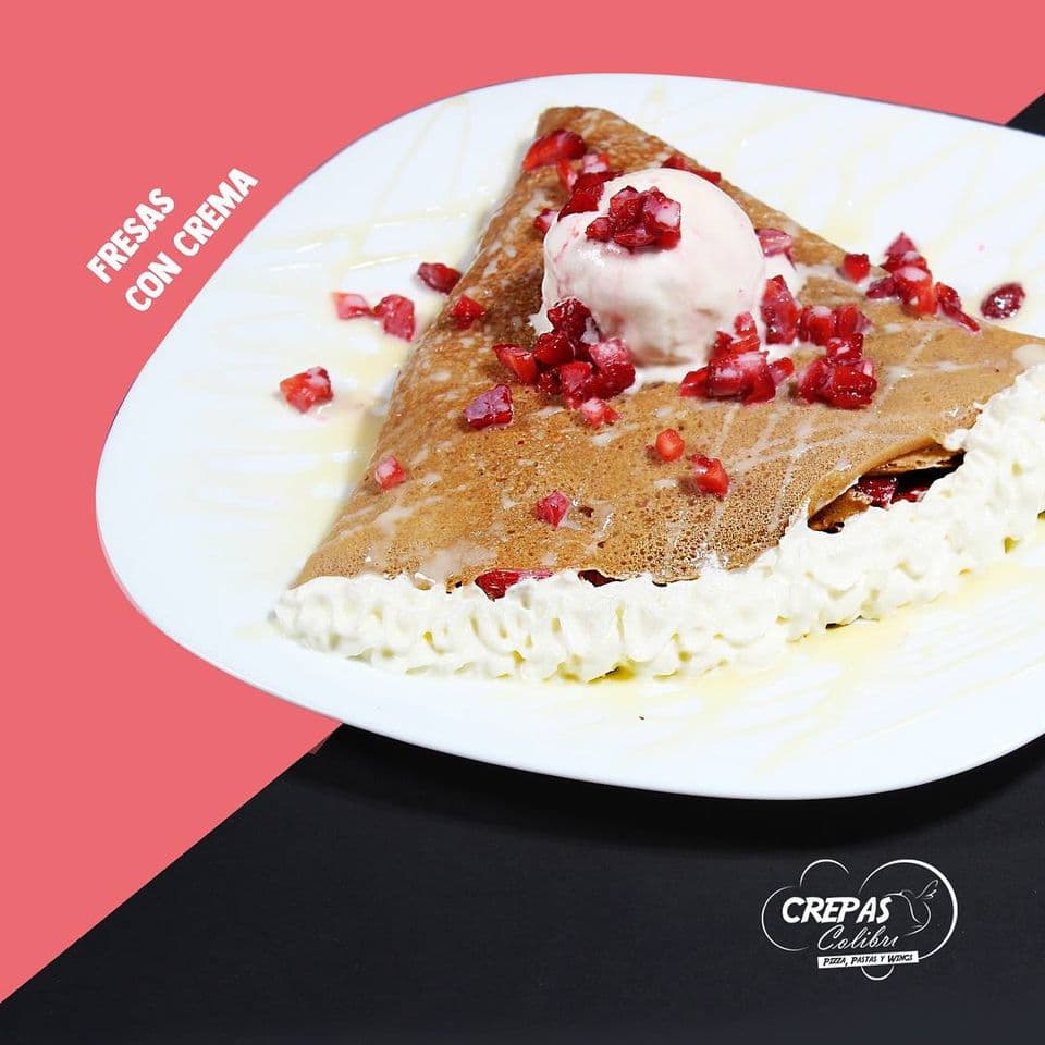 Crepas Fresas con Crema