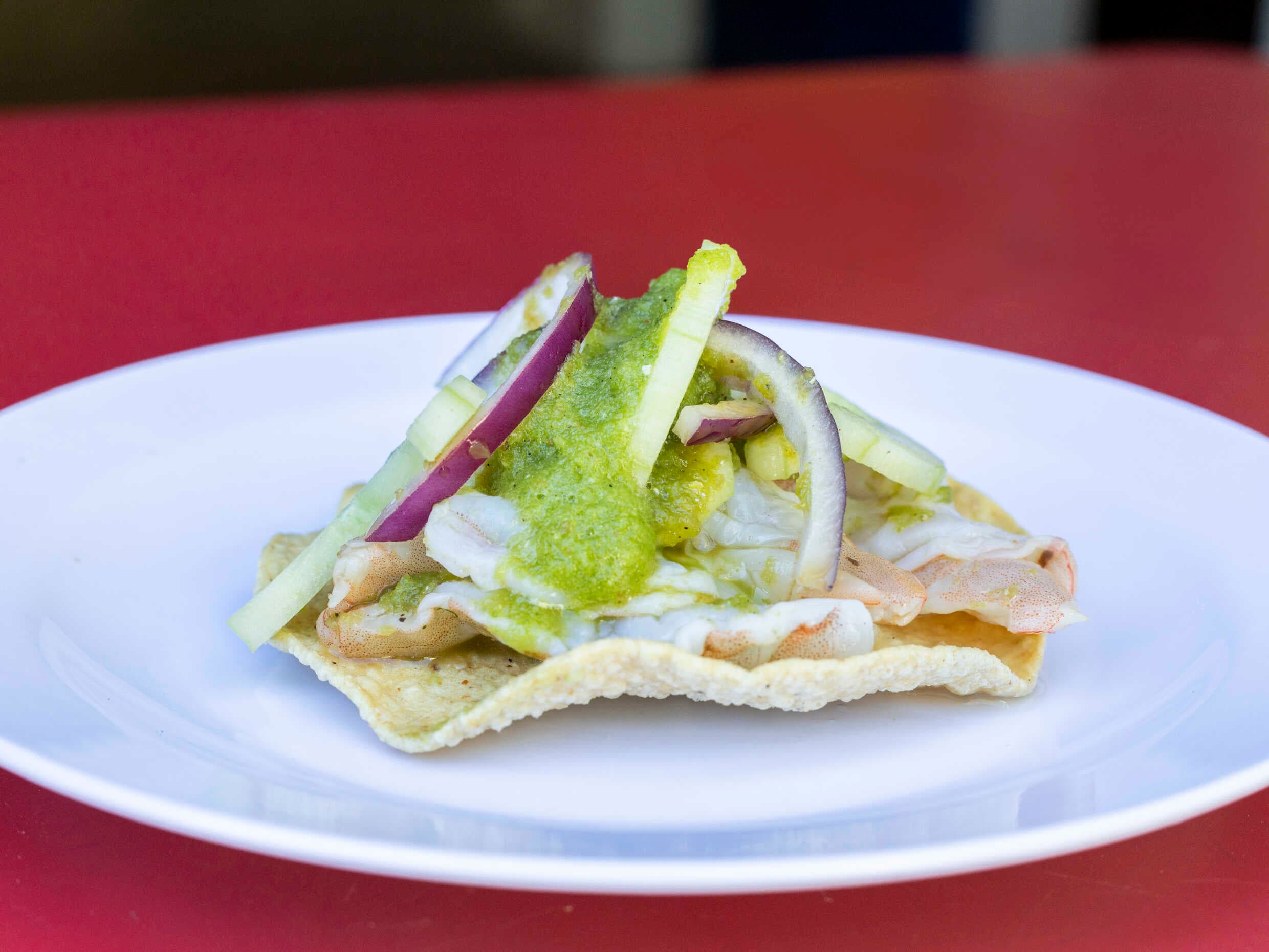 Tostada de Aguachile