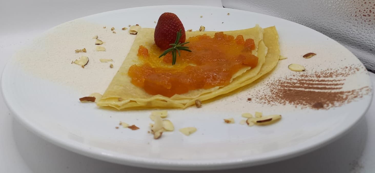 Crepa Mermelada de Melocotón
