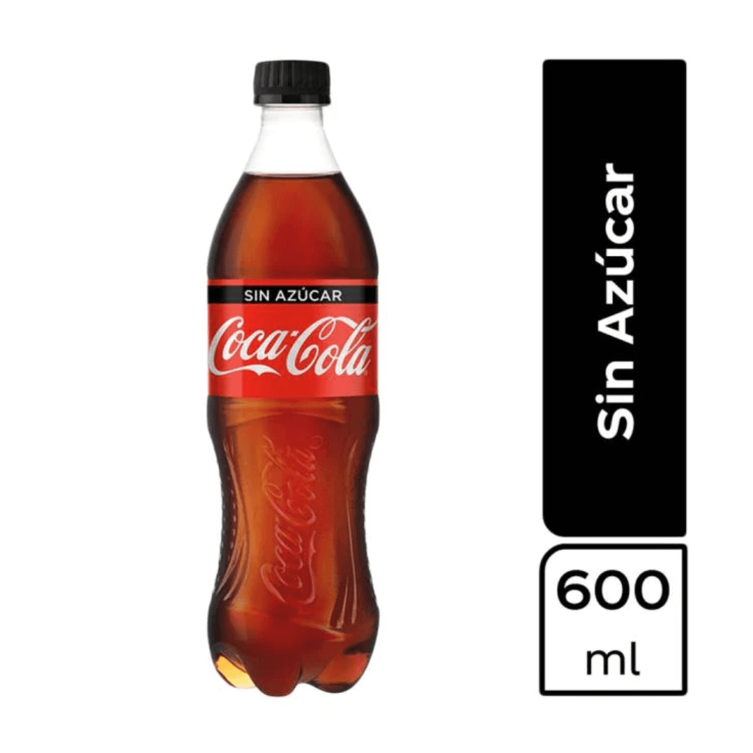 Coca Cola sin Azúcar 600 ml