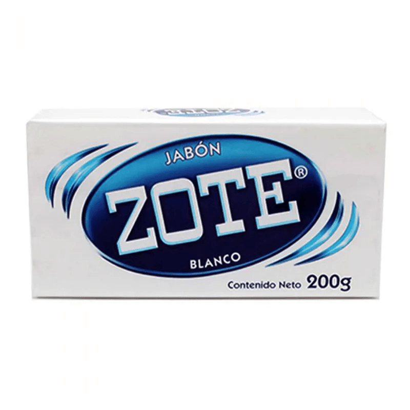 Zote Jabón Barra Blanco 200 grs
