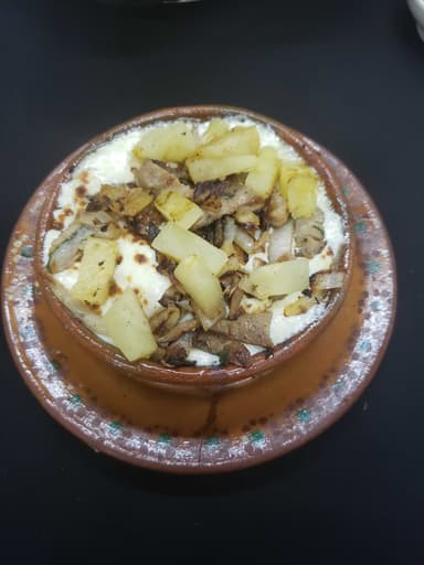 Queso Fundido con Piña