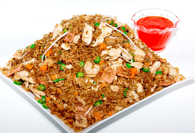 Arroz Chino + Camarones Para 2 Personas