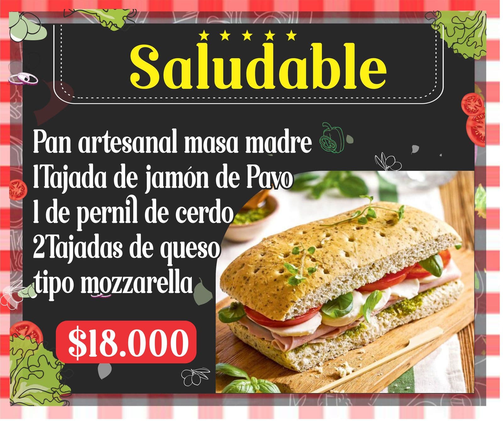 Sándwich Saludable