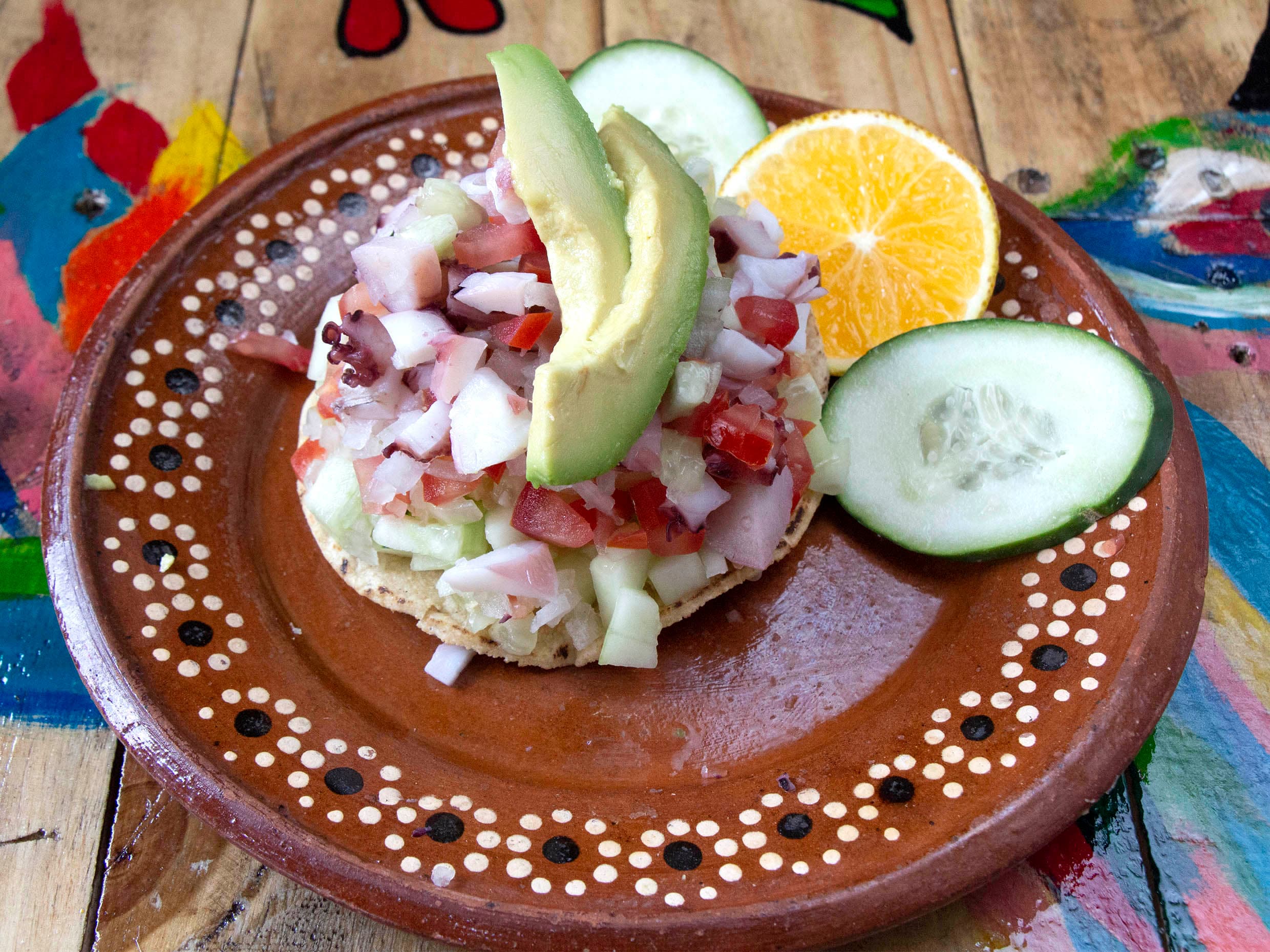Tostada de Pulpo