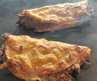 Taco Dorado de Cabeza