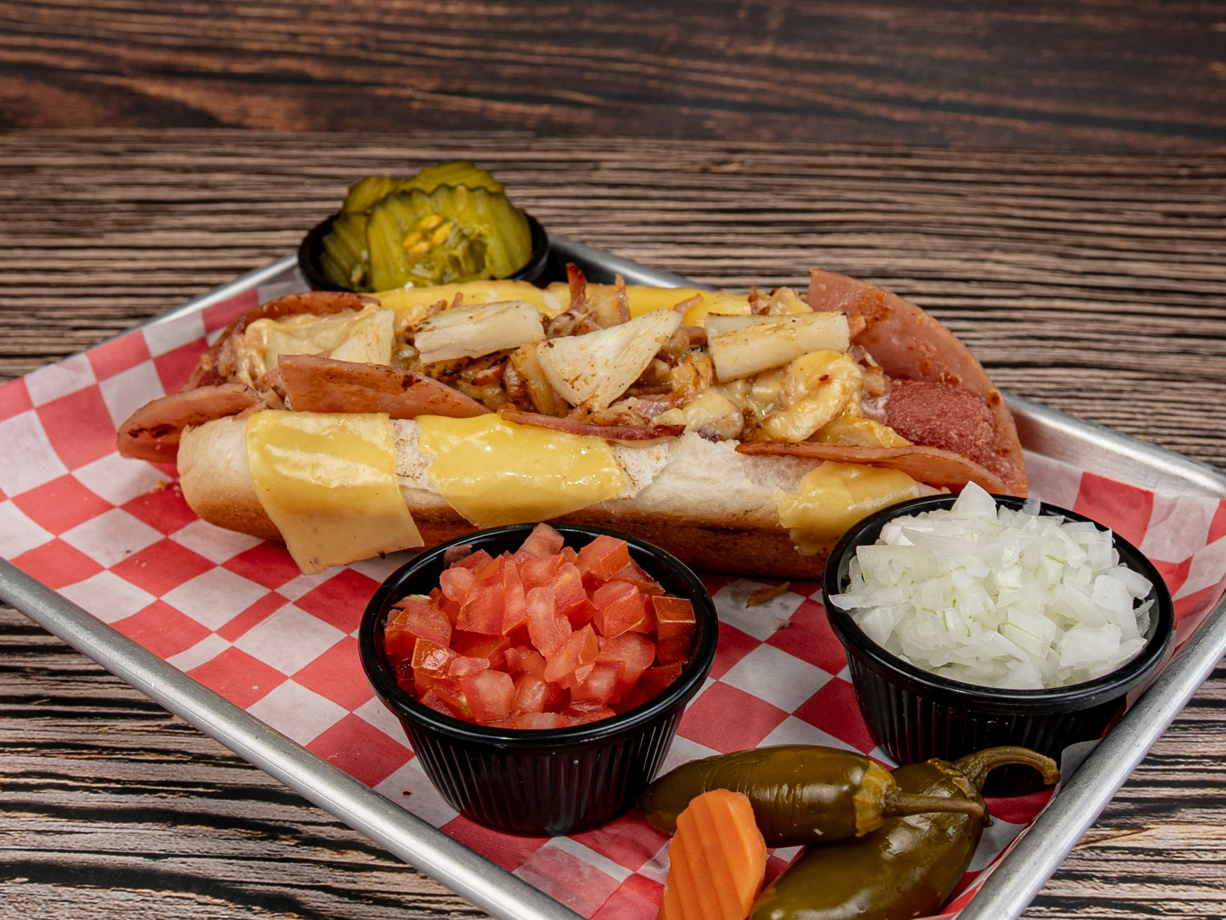 Hot Dog Hawaiano
