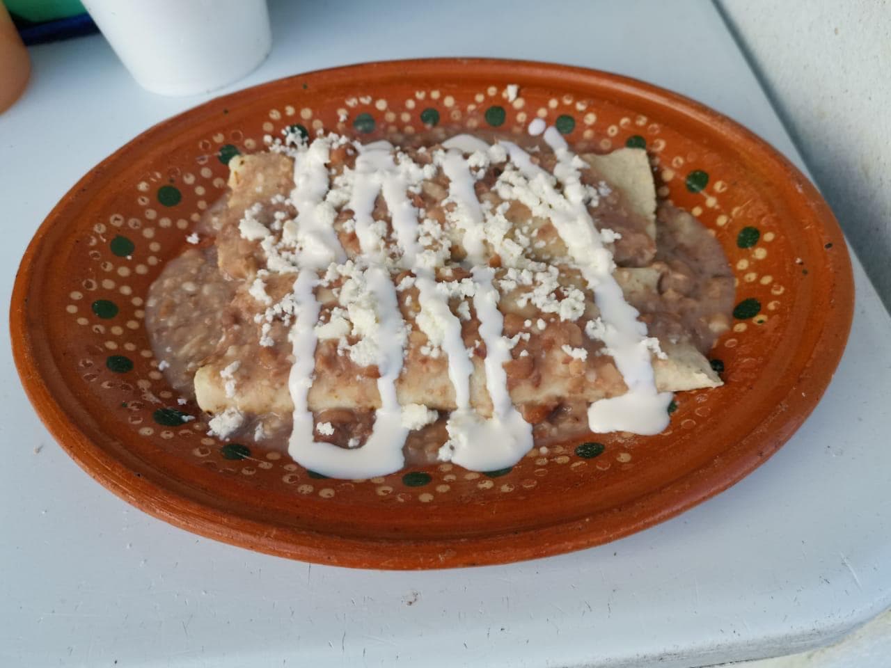 Enfrijoladas