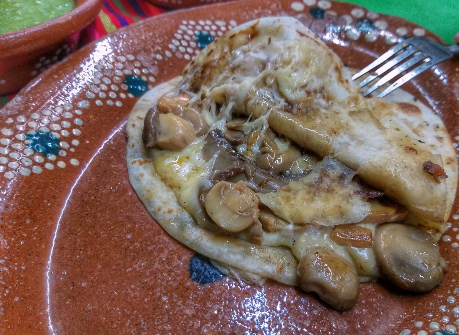 Taco de Chuleta en Tortilla de Harina con Queso