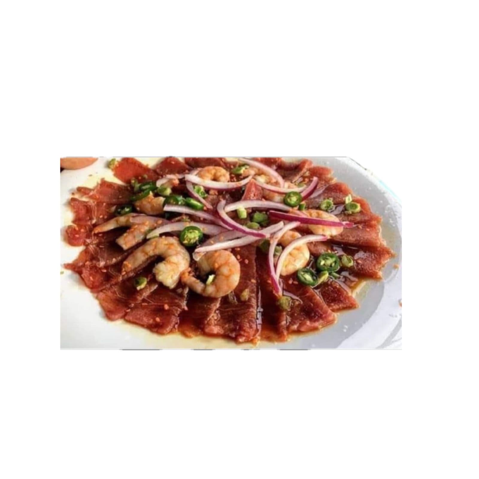 Sahimi de Atún con Camaron